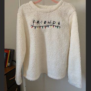 NWOT Friends Fleece Loungewear Pajama Top US Size M (8-10)